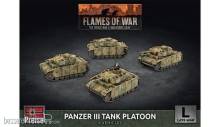 Battlefront Miniatures GFNGBX195 - Panzer III Tank Platoon (x4 Plastic)