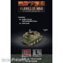 Battlefront Miniatures GFNGE151 - Grille 15cm Gun Platoon (Late War x2 Tanks)