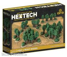 Gale Force Nine Boardgame GFNHEXT14 - Hextech Summer Light & Heavy Woods (x6 Green)