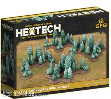 Gale Force Nine GFNHEXT34 - Winter Light & Heavy Woods (x4 new bases)