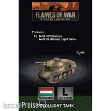 Battlefront Miniatures GFNHU010 - Toldi tank (x1)
