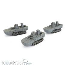 Battlefront Miniatures GFNJBX15 - Type 2 Ka-Mi Naval Tank Platoon (x3)