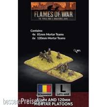 Battlefront Miniatures GFNRO705 - 81mm and 120mm Mortar Platoons
