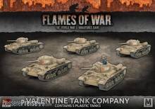 Battlefront Miniatures GFNSBX41 - Valentine Tank Company (Mid War x5 Tanks Plastic)