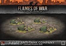 Battlefront Miniatures GFNSBX47 - 45mm Anti-Tank Company (Mid War x4 Guns Plastic)