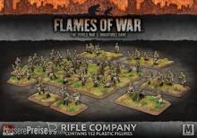 Battlefront Miniatures GFNSBX50 - Rifle Company (Mid war x152 Figures Plastic)