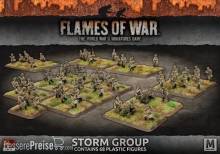 Battlefront Miniatures GFNSBX52 - Storm Group (Mid War 65 Figures Plastic)