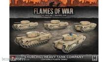 Battlefront Miniatures GFNSBX56 - Churchill Guards Heavy Tank Company (Mid War x5 Tanks Plastic)