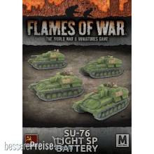 Battlefront Miniatures GFNSBX61 - SU-76 Light SP Battery (Mid War x4 Tanks Plastic)