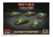 Battlefront Miniatures GFNSBX63 - ISU Heavy SP Battery (x5 Plastic)