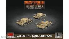 Battlefront Miniatures GFNSBX69 - Valentine Tank Company (x3 Plastic)