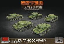 Battlefront Miniatures GFNSBX73 - KV-8 Flame-Tank Company (x5 Plastic)