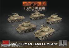 Battlefront Miniatures GFNSBX84 - M4 Sherman Tank Company (x5 Plastic)