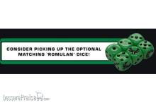 Gale Force Nine Boardgame GFNSTA003 - Romulan Dice Set