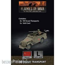 Battlefront Miniatures GFNSU206 - M3 Scout Transport (x3)