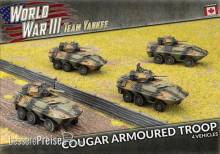 Battlefront Miniatures GFNTCBX03 - WW3 Cougar Armoured Troop (x4)