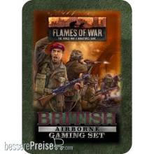 Battlefront Miniatures GFNTD039 - British Airborne Tin (x20 Tokens, x2 Objectives, x16 Dice)