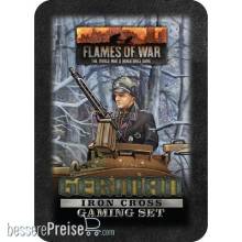Battlefront Miniatures GFNTD047 - Iron Cross Gaming Set (x20 Tokens, x2 Objectives, x16 Dice)