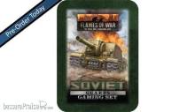 Battlefront Miniatures GFNTD050 - Soviet Guards Gaming Set (x20 Tokens, x2 Objectives, x16 Dice)
