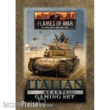 Battlefront Miniatures GFNTD054 - Italian Avanti Tin (x20 Tokens, x2 Objectives, x16 Dice)