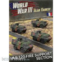 Battlefront Miniatures GFNTFBX11 - WW3 VAB T20 Fire Support Section (x4)