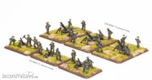 Battlefront Miniatures GFNTFI704 - WW3 81mm and 120mm Mortar Platoons (x21 figs + 6 mortars)