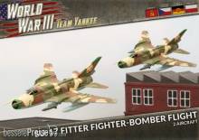 Battlefront Miniatures GFNTSBX28 - WW3 Su17 Fitter Fighterbomber Flight (x2 Plastic)
