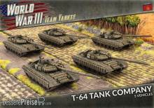 Battlefront Miniatures GFNTSBX30 - WW3 T-64 Tank Company (x5 Plastic)