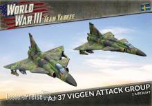 Battlefront Miniatures GFNTSWBX07 - WW3 AJ 37 Viggen Attack Group (x2)
