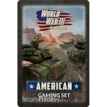 Battlefront Miniatures GFNTTK18 - WW3 American Tin (x20 Tokens, x2 Objectives, x16 Dice)