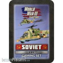 Battlefront Miniatures GFNTTK25 - WW3 Soviet VDV Gaming Set (x20 Tokens, x2 Objectives, x16 Dice)