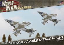 Battlefront Miniatures GFNTUBX26 - WW3 AV-8 Harrier Attack Flight (x2 Plastic)