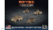 Battlefront Miniatures GFNUBX79 - M8 Cavalry Recon Platoon (x4 Plastic)