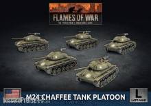 Battlefront Miniatures GFNUBX94 - M24 Chaffee Tank Platoon (x5 Plastic)