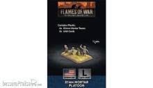 Battlefront Miniatures GFNUS804 - 81mm Mortar Platoon (Plastic) (x6)