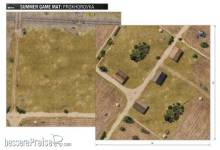 World of Tanks eng. GFNWOT14 - World of Tanks Summer Game Mat (36x36 double sided neoprene map)