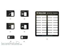 Gale Force Nine Boardgame GFNWOT52 - World of Tanks Stat Token Set