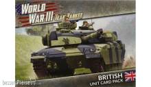 Battlefront Miniatures GFNWW302U - WW3 WWIII: British Unit Card Pack (39 cards)