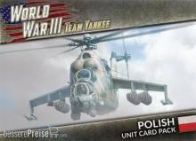 Battlefront Miniatures GFNWW306P - WW3 World War III: Polish Unit Cards (31 Cards)