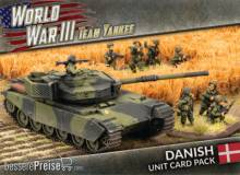 Battlefront Miniatures GFNWW308D - WW3 Danish Unit Cards (28x Cards)