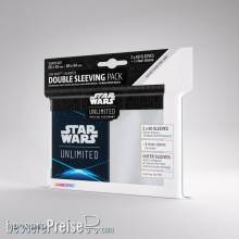 Gamegenic GGS15035 - Star Wars: Unlimited Art Sleeves Double Sleeving Pack - Space Blue (Einzelartikel)