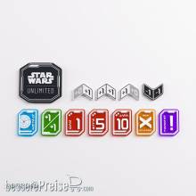 Gamegenic GGS60111 - Star Wars: Unlimited Acrylic Tokens