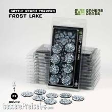 Gamers Grass GGTFLR32 - Frost Lake - Round 32mm (x8) Battle Ready Toppers