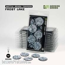 Gamers Grass GGTFLR40 - Frost Lake - Round 40mm (x5) Battle Ready Toppers