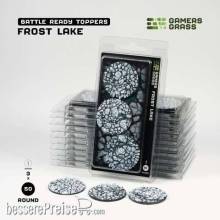 Gamers Grass GGTFLR50 - Frost Lake - Round 50mm (x3) Battle Ready Toppers