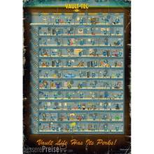 Good Loot GOLO-24793 - Fallout 4 Puzzle Perk Poster (1000 Teile)
