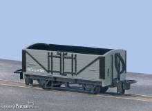 Peco GR-200U - OO-9 Open Wagon Grey Unbeschriftet