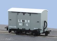 Peco GR-220D - OO-9 Box Van Lynton und Barnstaple Lackierung Nr. 6