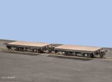 Peco GR-300 - OO-9 4-Rad-Wagen - flach