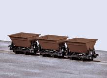 Peco GR-331 - OO-9 V-Skip Hudson Ruggas, Grau